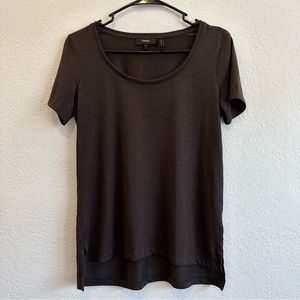Theory Scoop Neck Women’s Basic Tee Size P Brown Great condition!